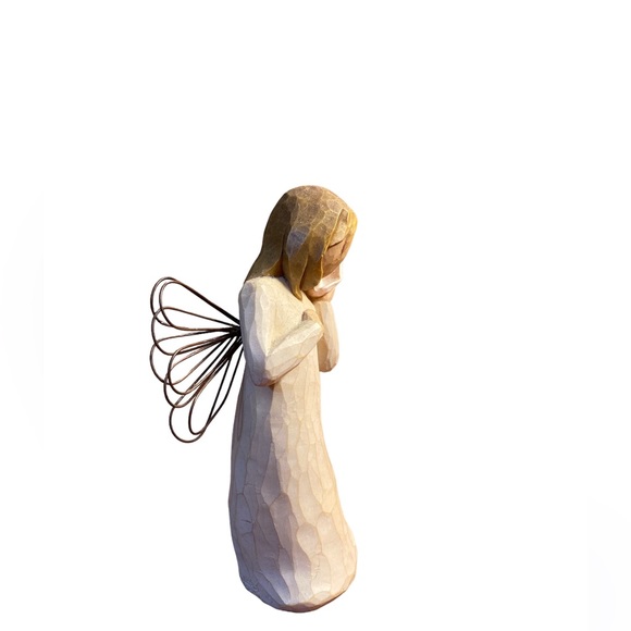 Willow Tree figurine Angel with conch shell “Thinking of You” by Susan Lordi - Picture 3 of 8